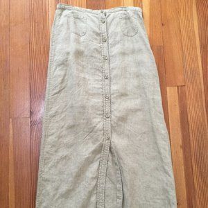 J. Jill linen maxi skirt